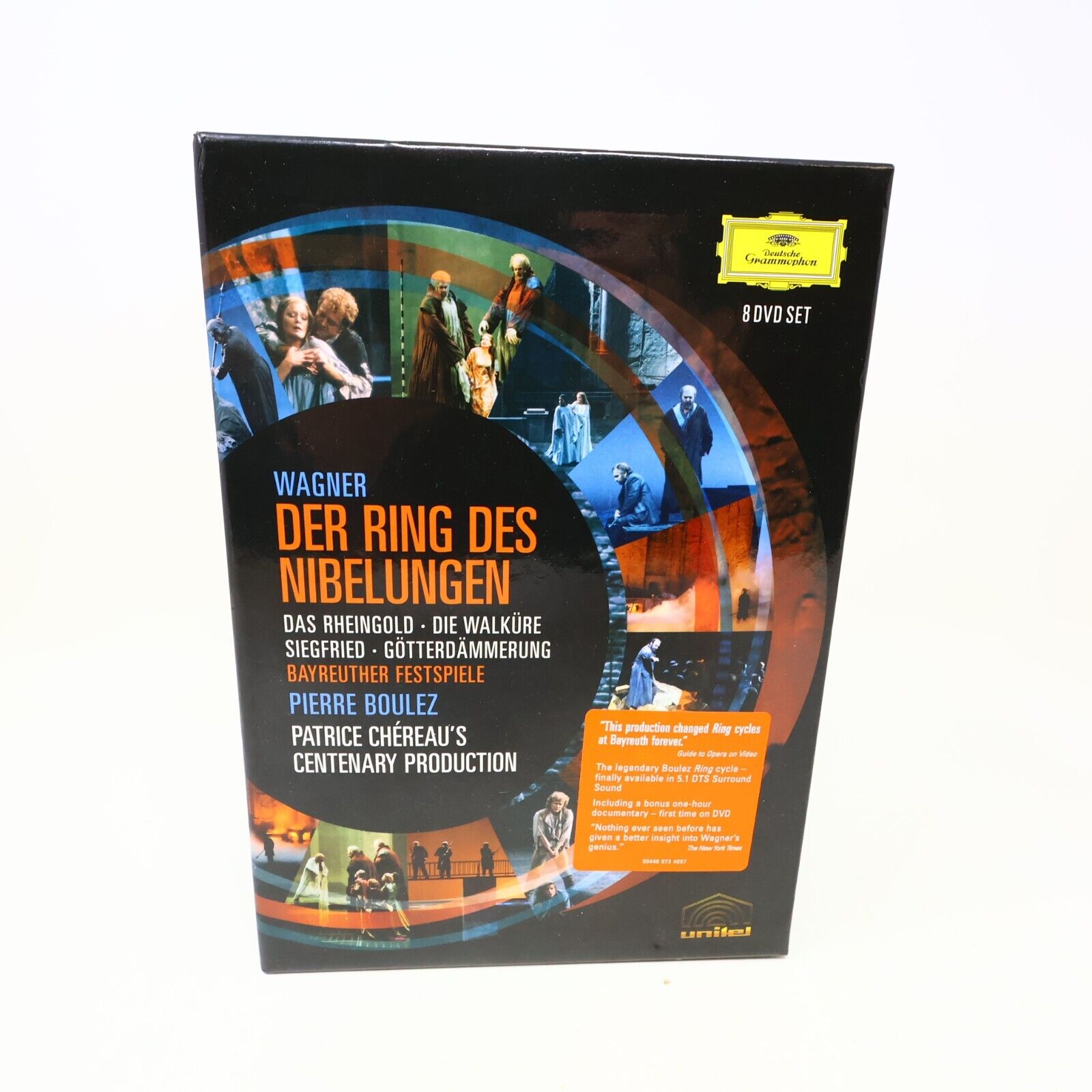 Richard Wagner Der Ring Des Nibelungen Opera DVD Box Set Pierre Boulez NTSC 4:3