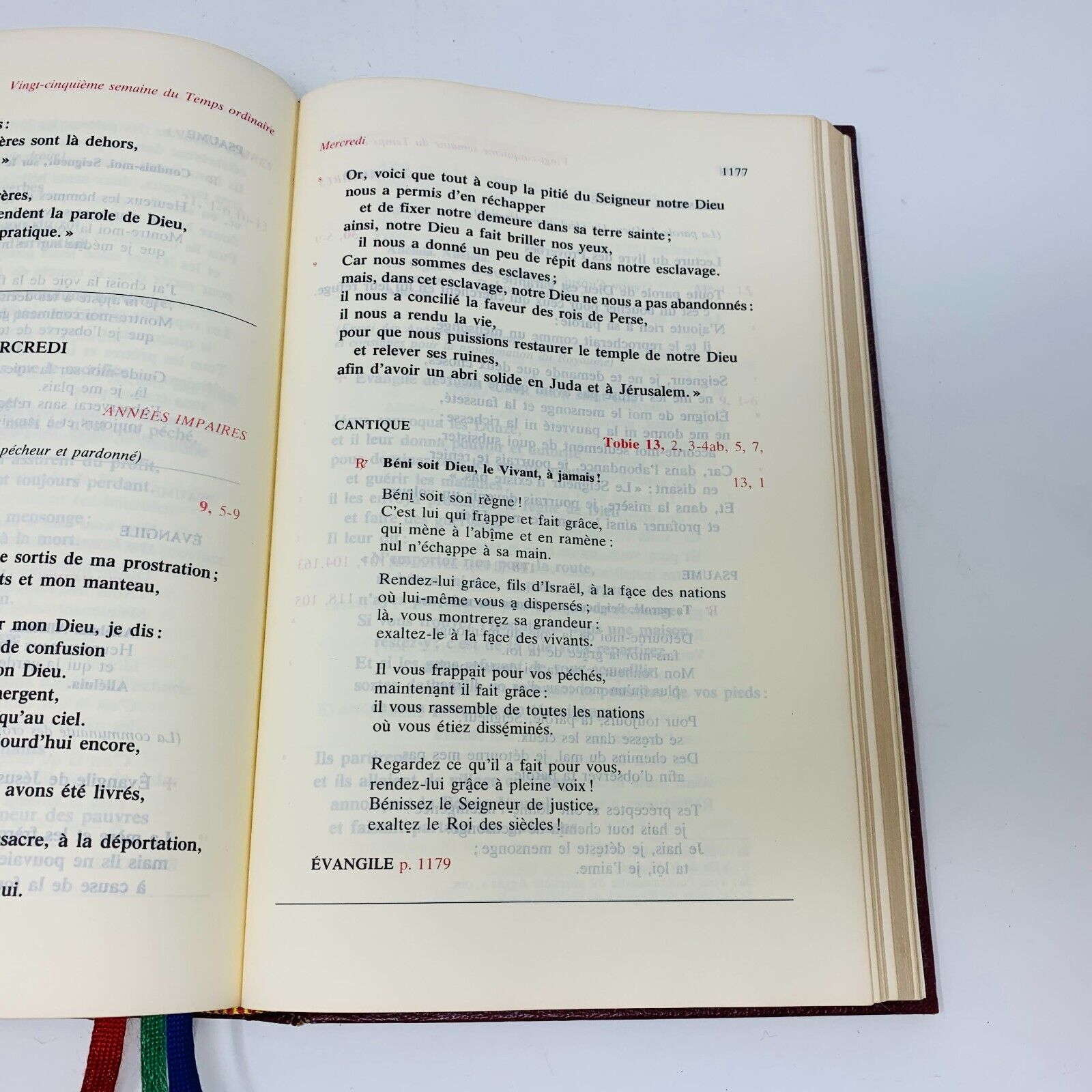 1993 Lectionnaire de Semaine Desclée Mame Français Temps Liturgiques Hardcover