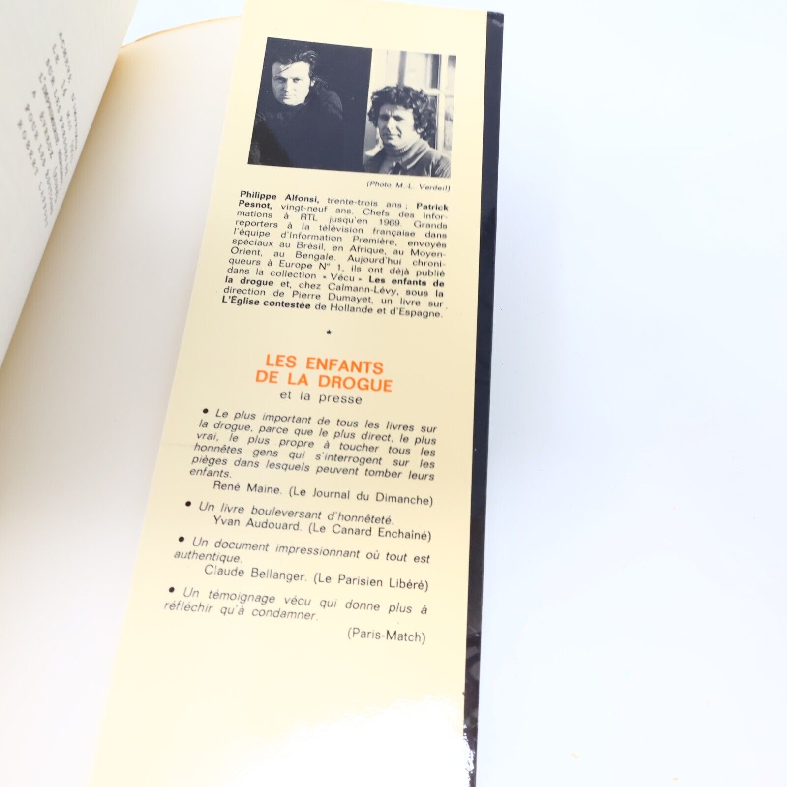 1973 L'Oeil du Sorcier Philippe Alfonsi Patrick Pesnot Ésotérisme Robert Laffont