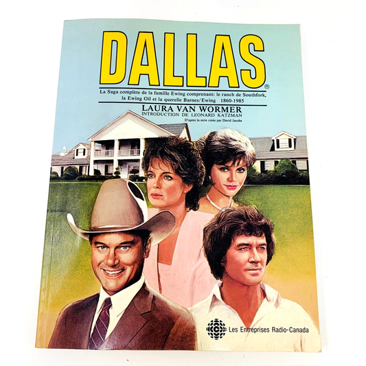 1985 Dallas Saga Complète Ewing en Français/French Laura Van Wormer Radio-Canada