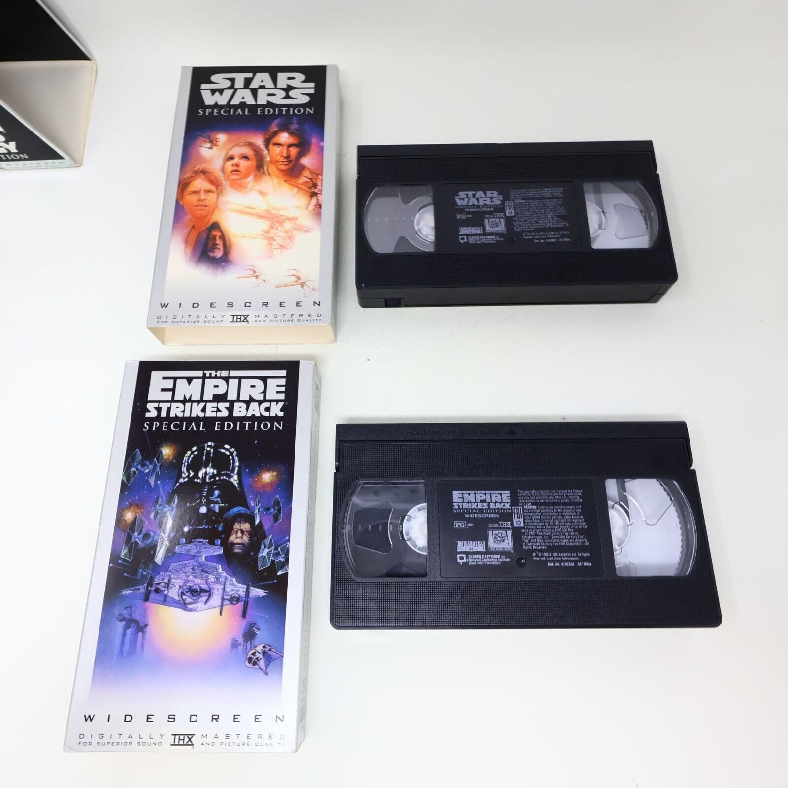 Star Wars Trilogy VHS Special Platinum Widescreen Edition Tested Fox Video 1997