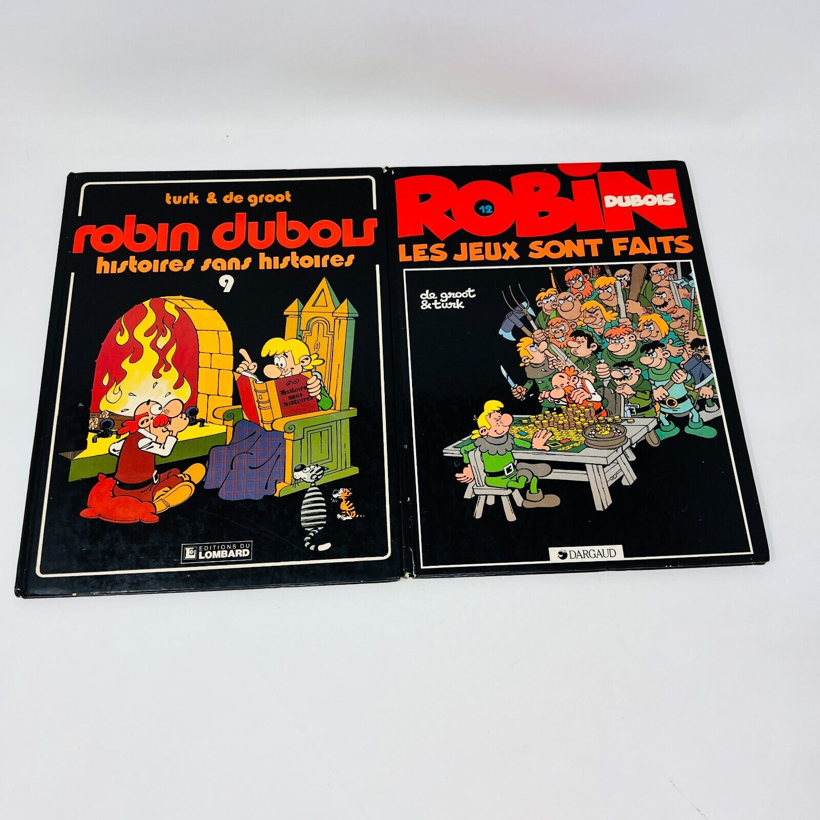 6x Robin Dubois Dargaud Turk & De Groot Lot Bandes Dessinées BD #6-7 9 12-13 15