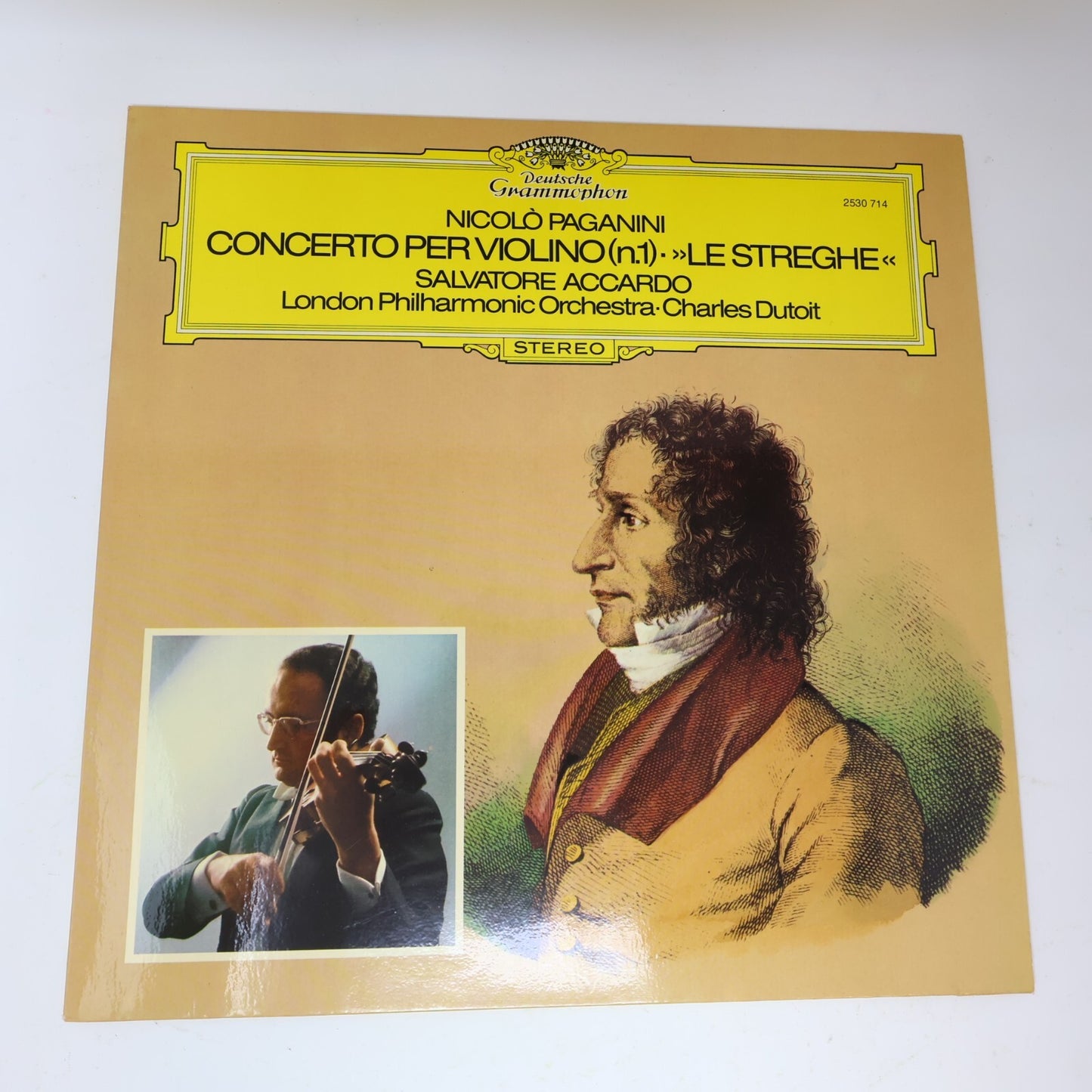 Paganini/Accardo Concerto per Violino Le Streghe Charles Dutoit Record 2530 714