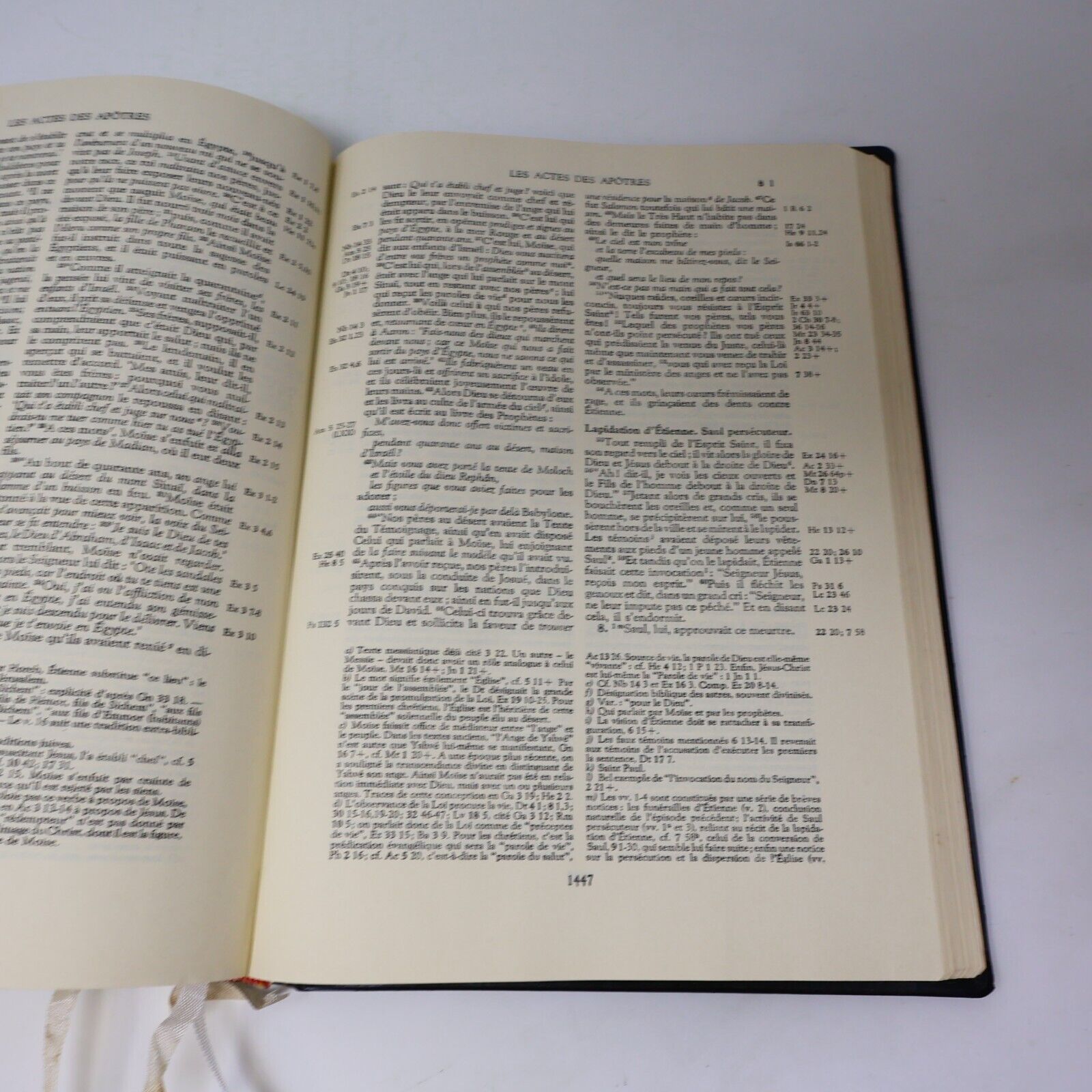 1962 La Sainte Bible Les Éditions du Cerf Religion Français Livre Hardcover HC