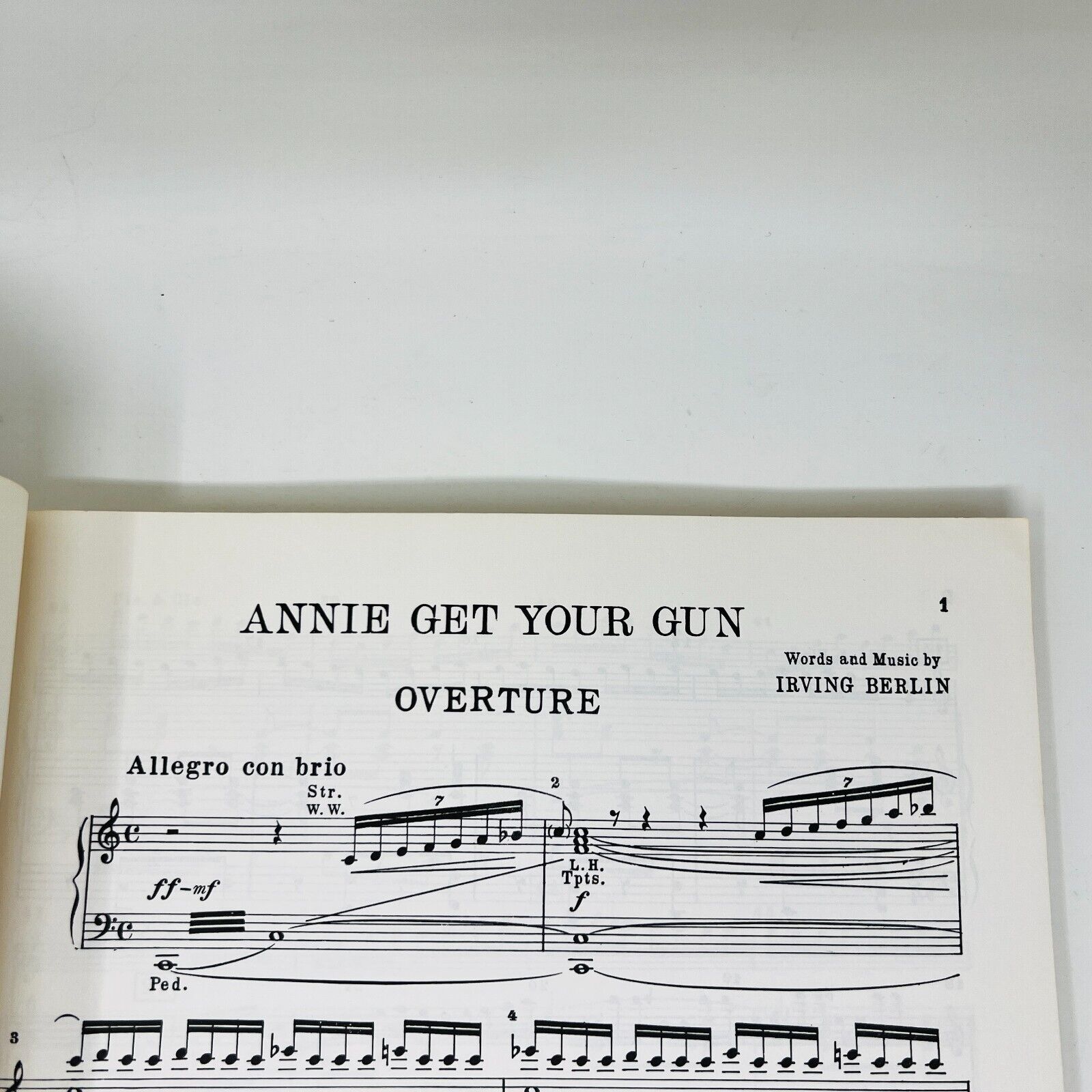 1967 Annie Get Your Gun Irving Berlin Vocal Score Herbert & Dorothy Fields PB