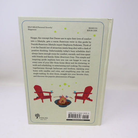 American Cozy Stephanie Pedersen 2018 Hardcover Hygge Comfort Happiness Sterling
