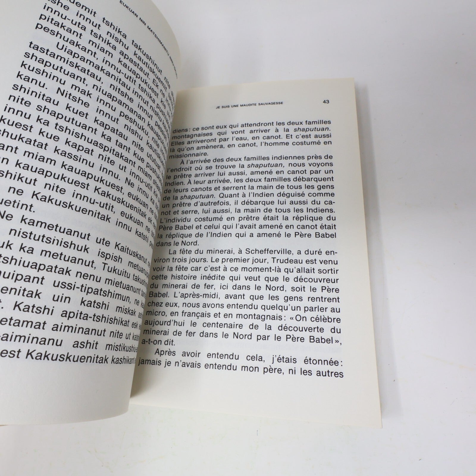 1976 Je Suis une Maudite Sauvagesse / Eukuan Nin Matshimanitu Innu-Iskueu Kapesh