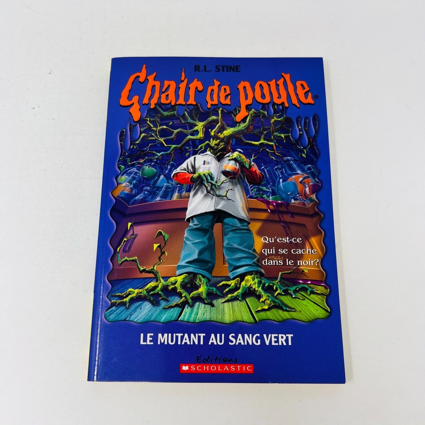 5x Chair de Poule Scholastic Goosebumps in French/Français R.L. Stine Lot Livres