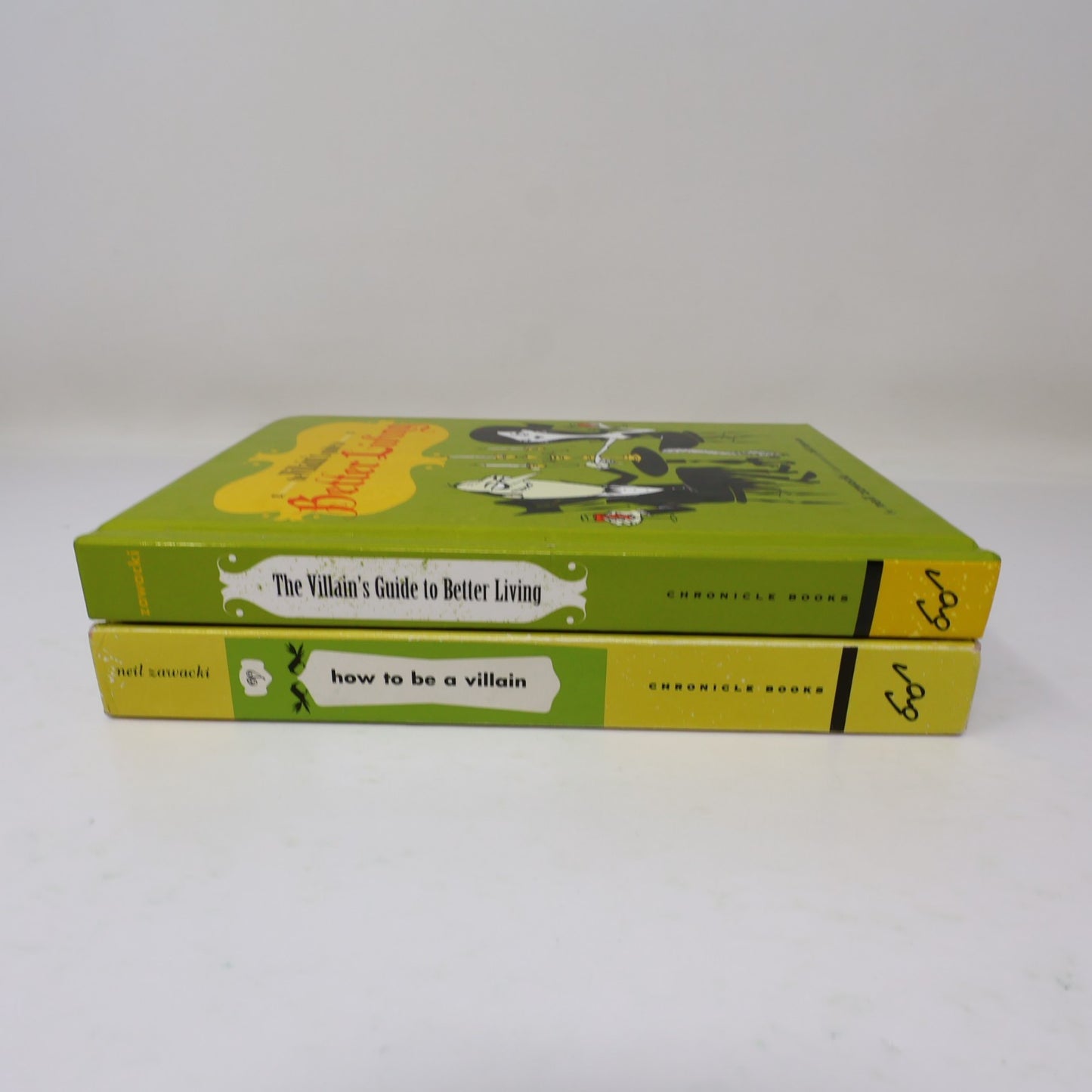 The Villain's Guide to Better Living/How to Be a Villain 2 Books Lot Zawacki HC