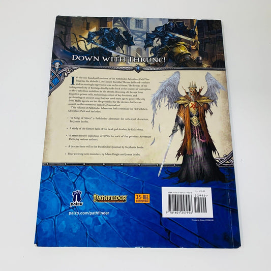 2016 A Song of Silver Hell's Rebels Pathfinder Adventure Path #4 James Jacobs PB