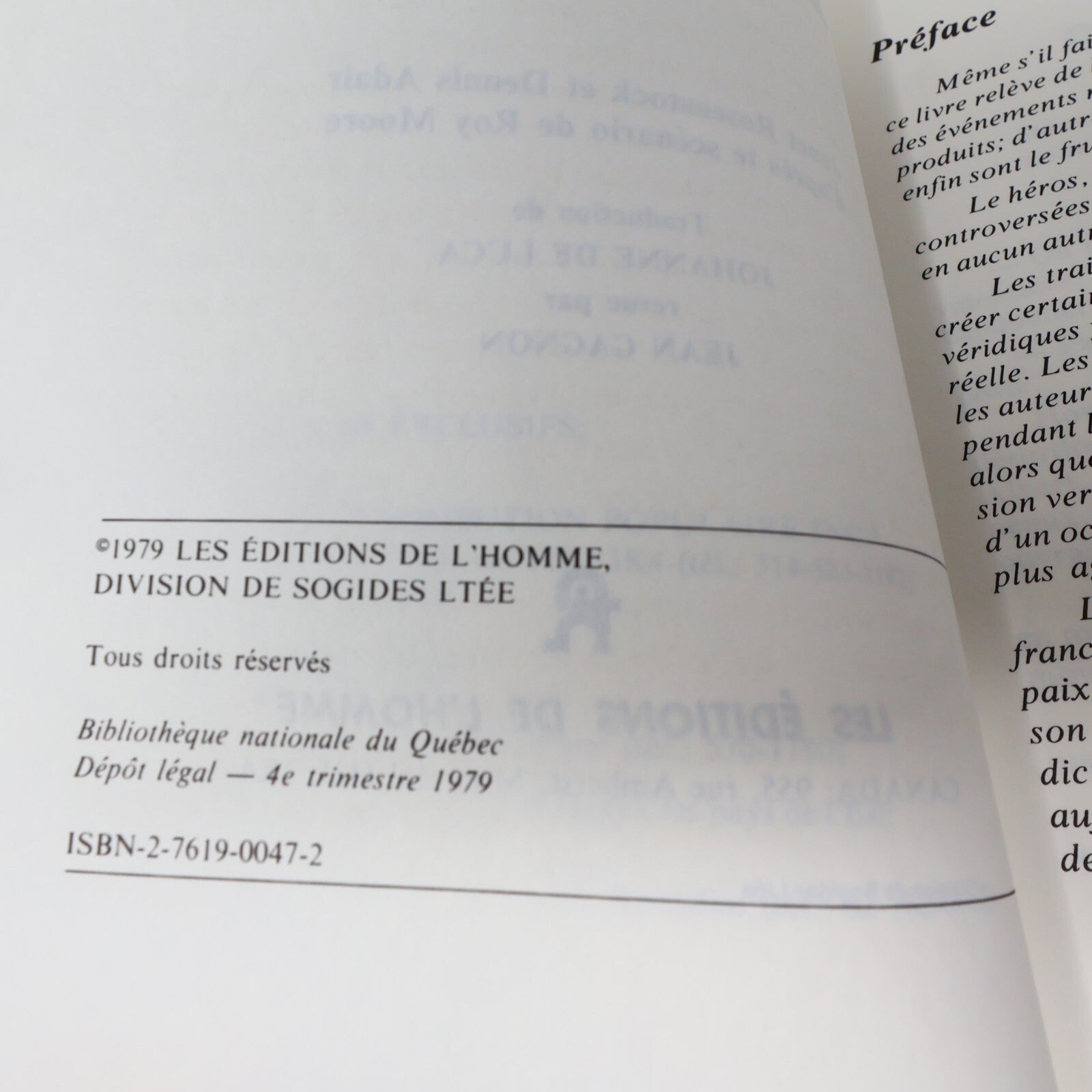 1979 Louis Riel Janet Rosenstock Dennis Adair De L'homme Fiction Historique 70s