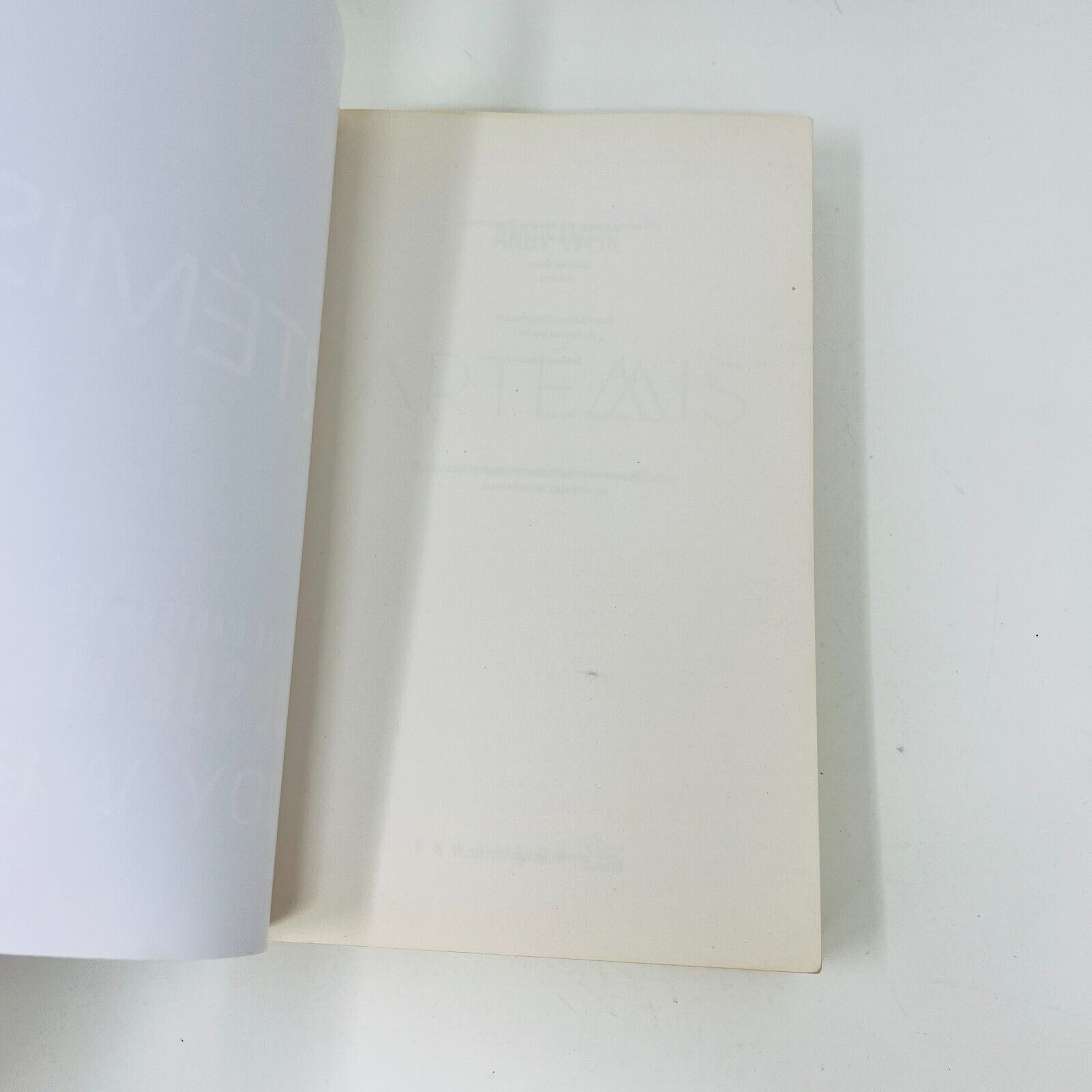 2018 Artémis de Andy Weir Bragelonne Thriller Science-fiction Français/French PB