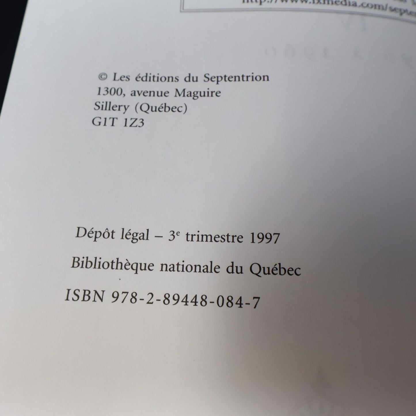 1995 Histoire Populaire du Québec #4 1896 à 1960 de Jacques Lacoursière Français