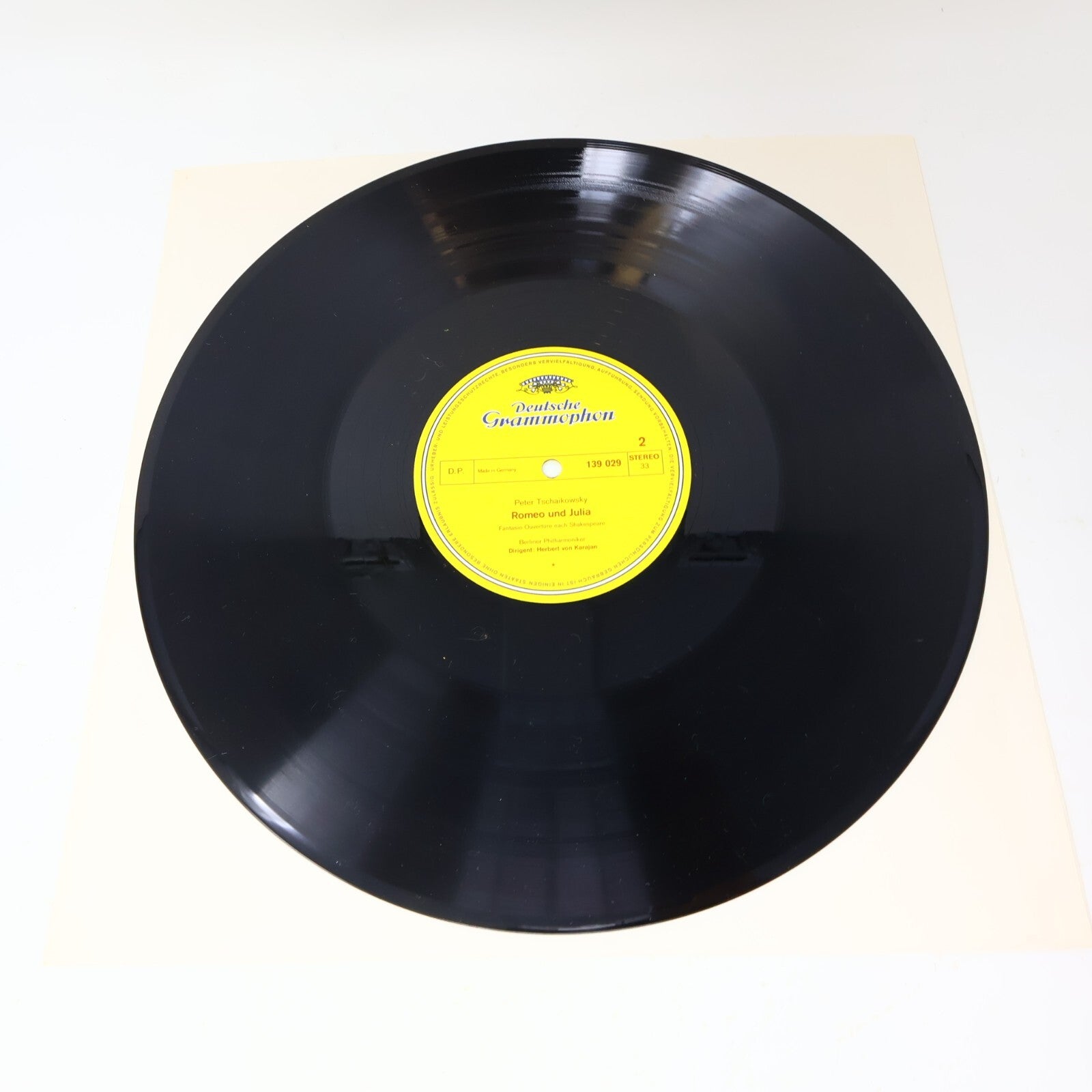 Tschaikowsky Von Karajan Ouverture 1812 Marche Slave Romeo Julia Record 139 029