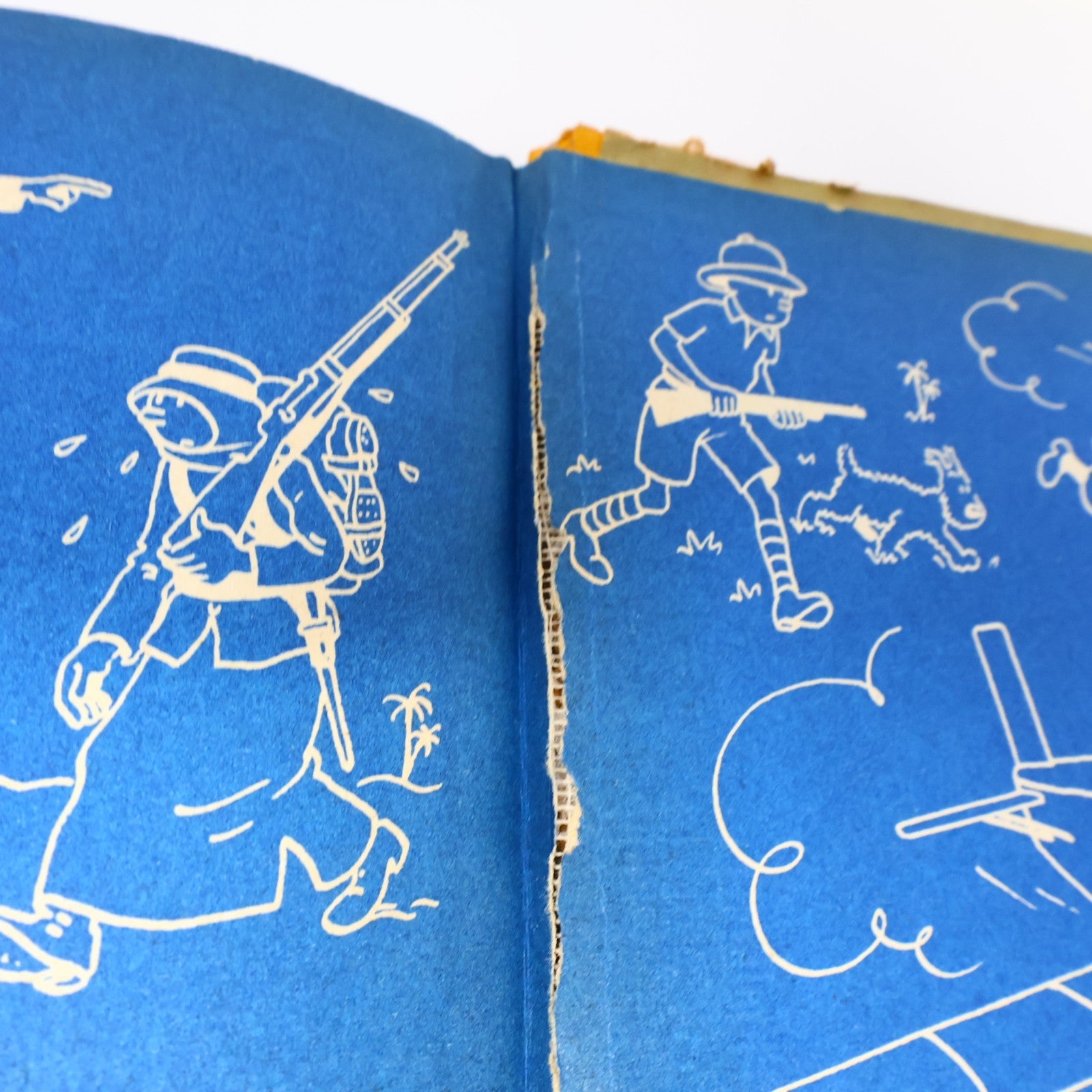 Tintin Les Cigares du Pharaon Hergé Casterman B14 1955 EO Couleur Français HC