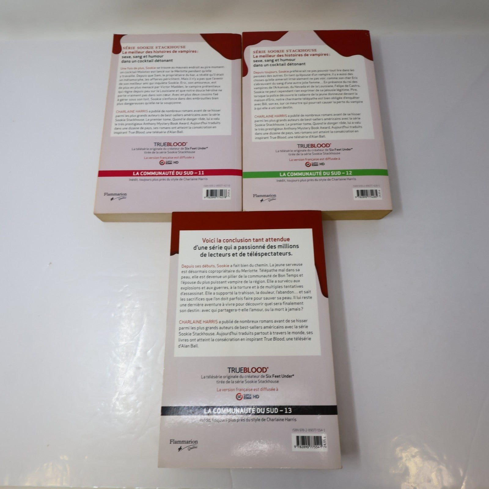 Sookie Stackhouse #1-13 Complète Lot 13 Livres Charlaine Harris Flammarion PB