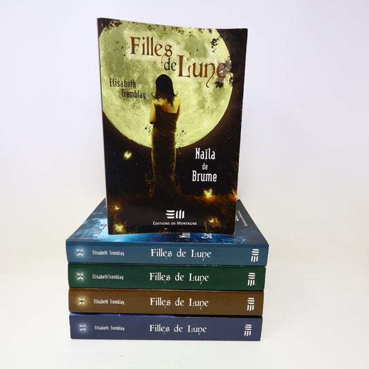 Filles de Lune #1-5 Lot 5 Livres Elisabeth Tremblay Série Complète De Mortagne