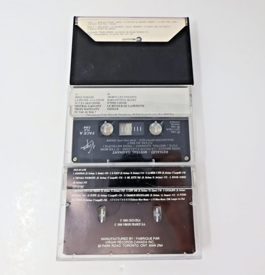 Renaud Lot 3 Cassettes Mistral Gagnant/Putain de Camion/Retour de Gérard Lambert