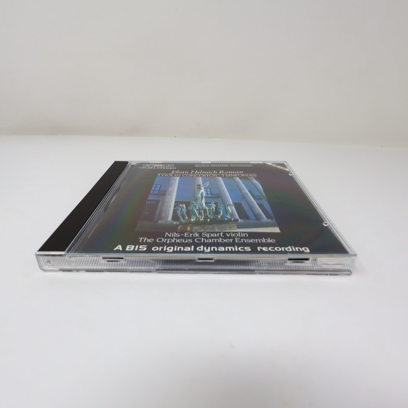 Johan Helmich Roman 3 Violin Concertos/3 Sinfonias CD Bis Nils-Erik Sparf