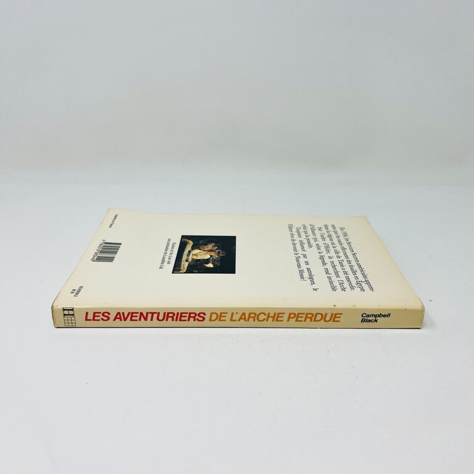 1981 Les Aventuriers de l'Arche Perdu de Campbell Black Hachette Indiana Jones