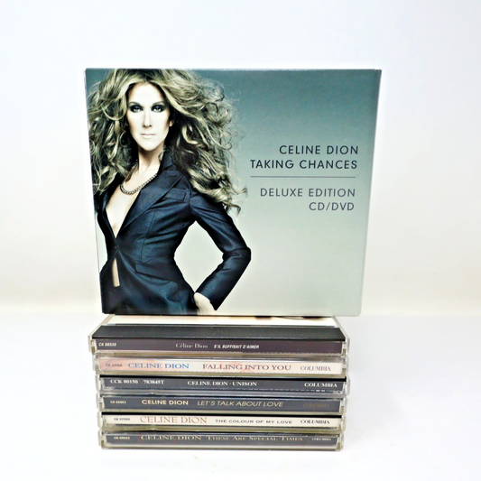 Céline Dion 7 CD Lot Unison/Let's Talk About Love/Falling Into You/Taking Chance