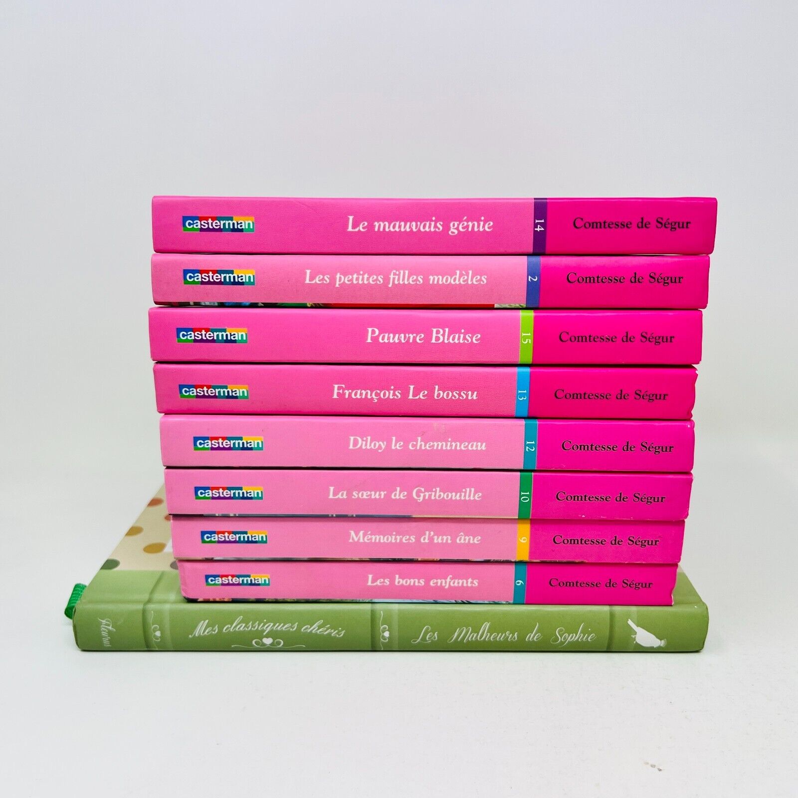 9x Comtesse de Ségur Casterman/Fleurus Lot Malheurs de Sophie Blaise Français