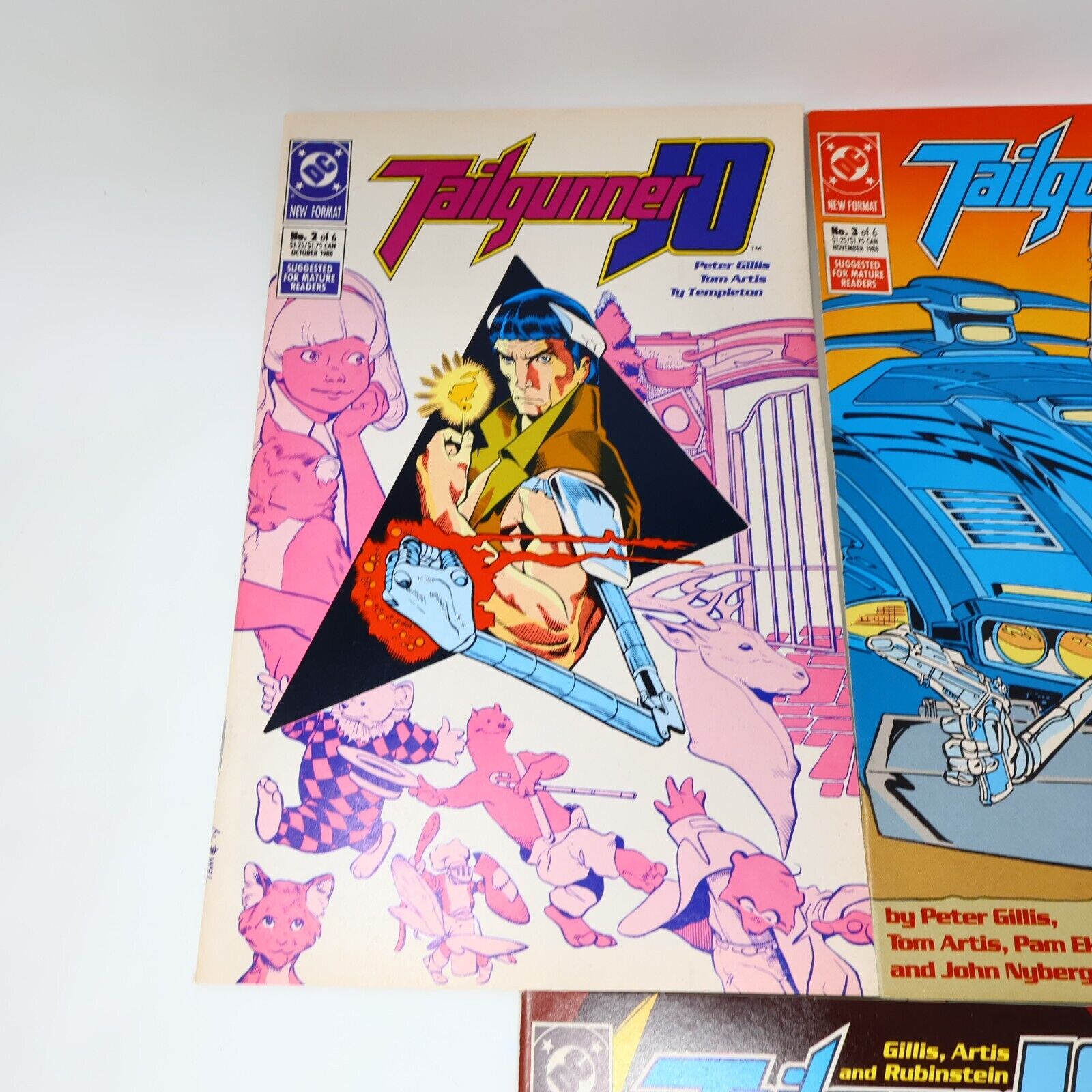 Lot 5 Comics Tailgunner Jo #2-6 Peter Gillis/Tom Artis/Ty Templeton DC 80s