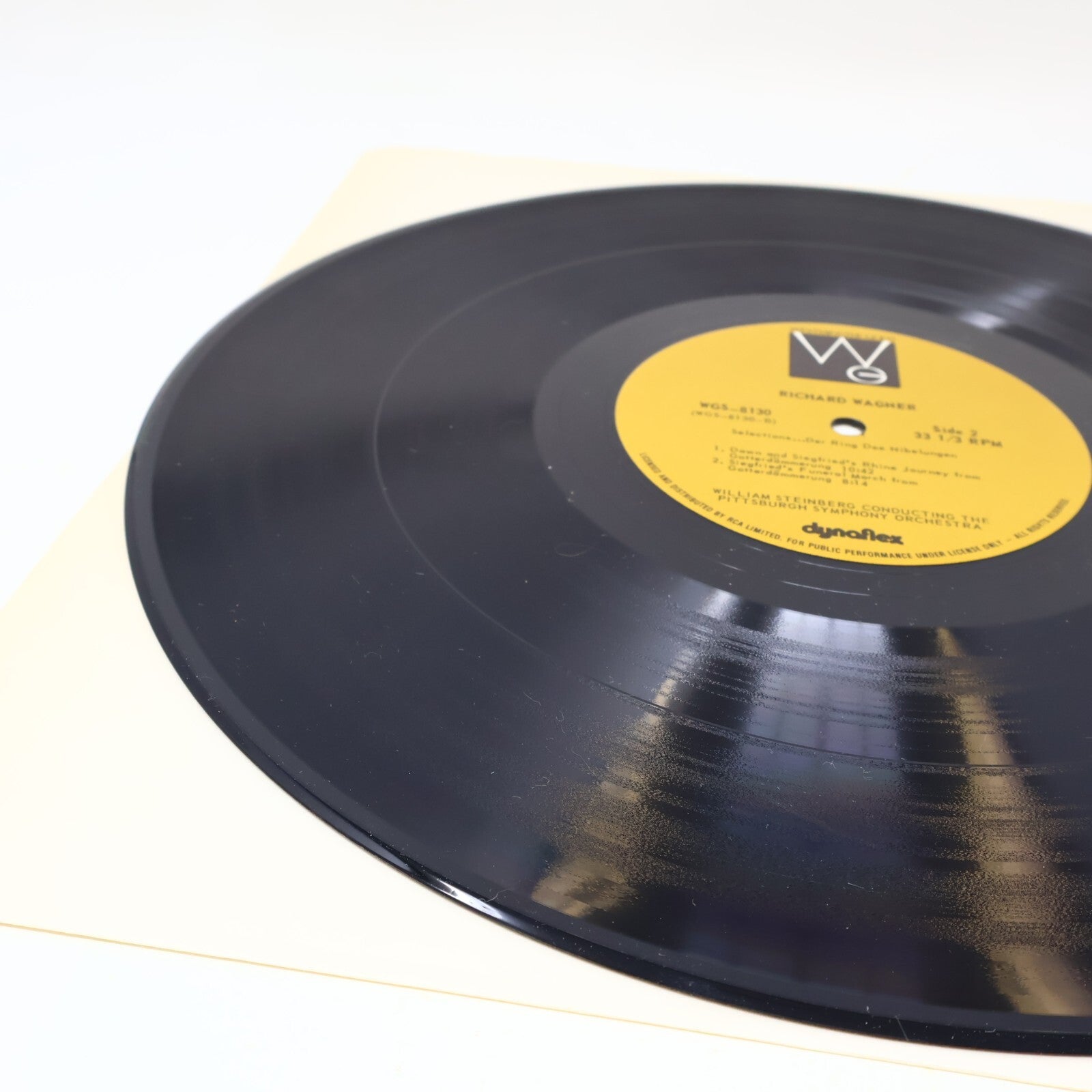Wagner Steinberg Selections From Der Ring Des Nibelungen Record Vinyl WGS-8130