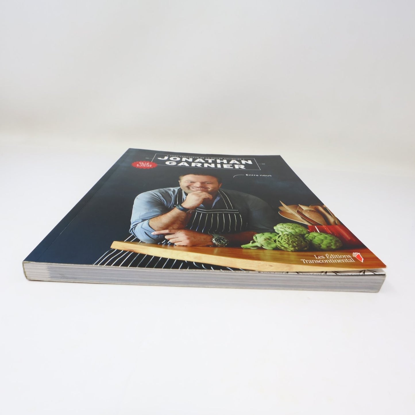 Entre Nous Jonathan Garnier 2013 SIGNÉ Livre Cuisine Recettes Français Cookbook