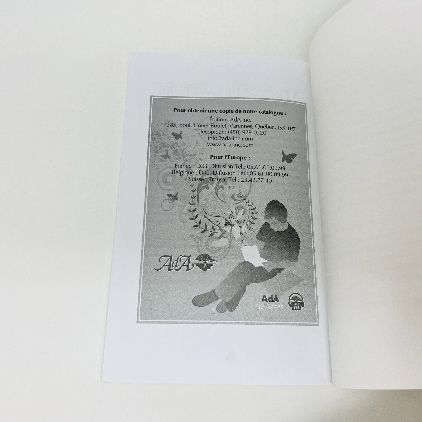 2008 Guérir avec l'Aide des Fées de Doreen Virtue Livre ADA en Français French