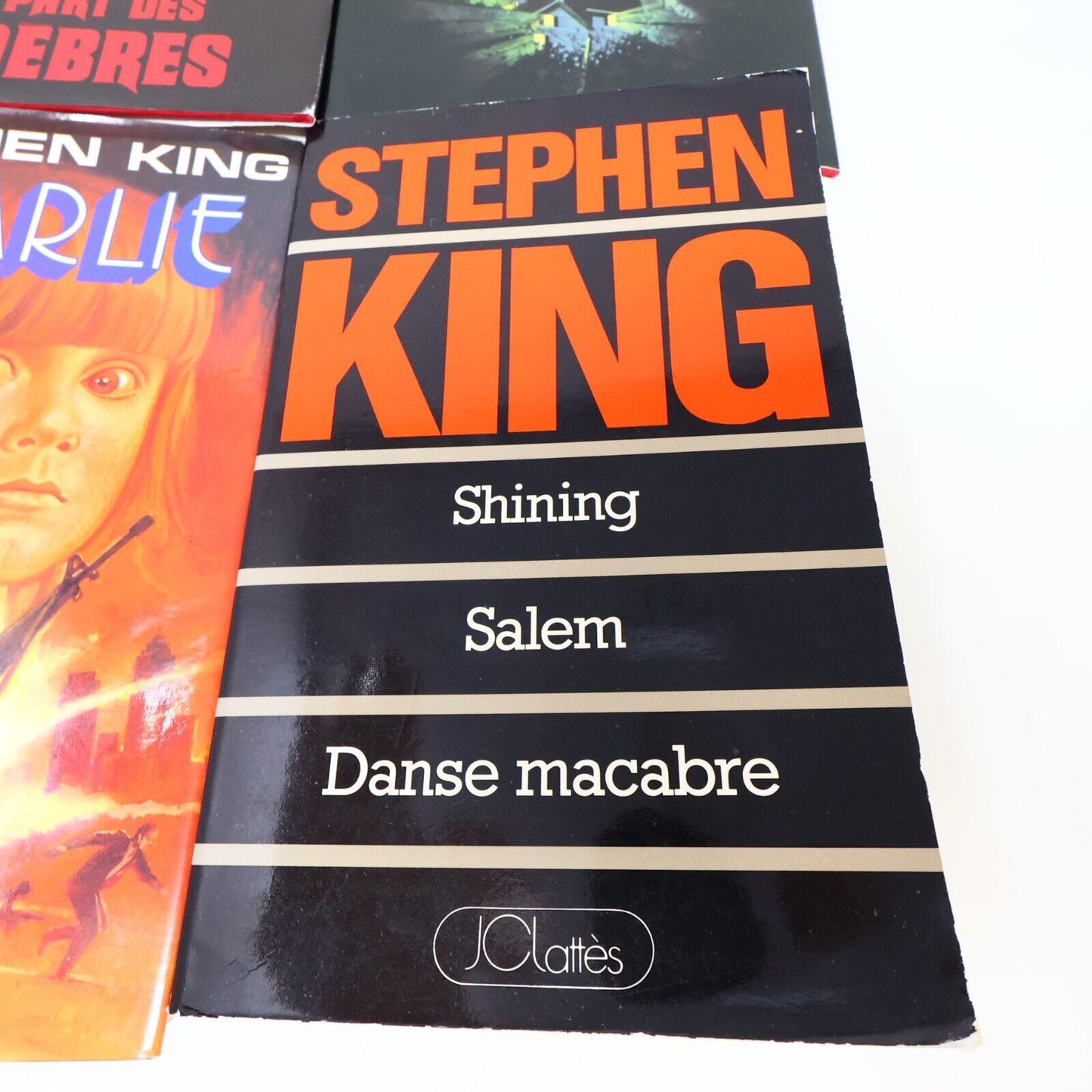 Lot 10 Livres Stephen King France-Loisirs/JCLattès Charlie Shinning Français