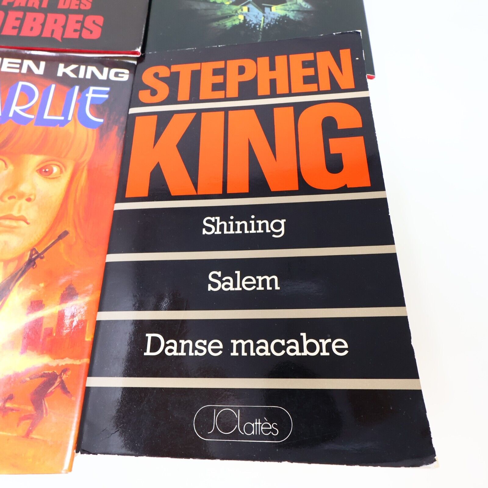 Lot 10 Livres Stephen King France-Loisirs/JCLattès Charlie Shinning Français