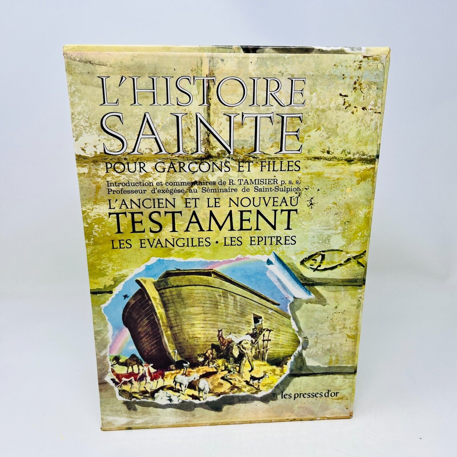 1963 Coffret L'Histoire Sainte pour Garçons et Filles #1-6 Complet Presses D'Or