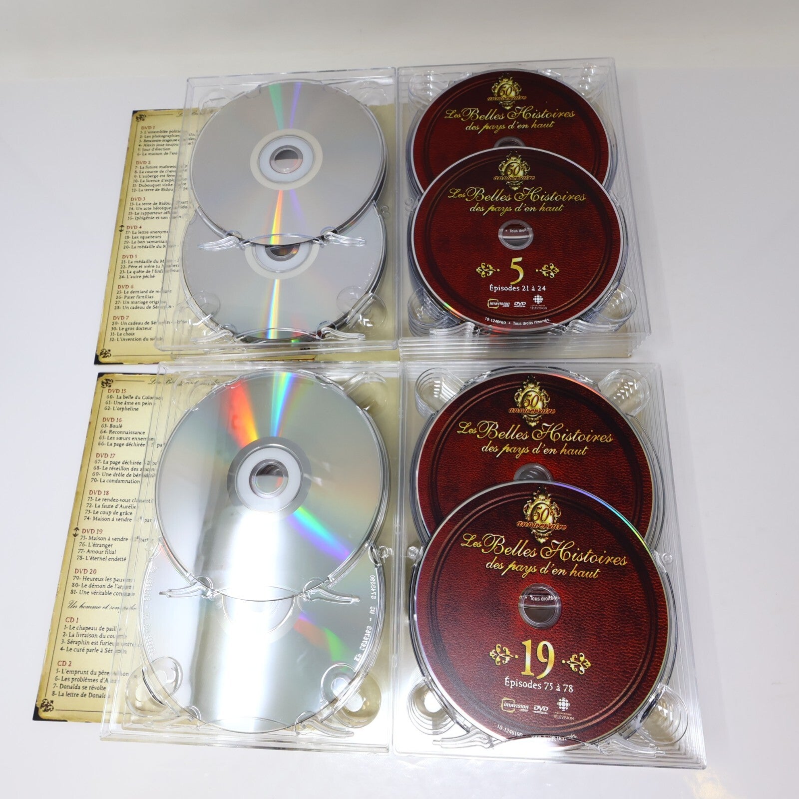 Les Belles Histoires des Pays d'en Haut Coffret 20 DVD/8 CD 4:3 Séraphin/Donalda