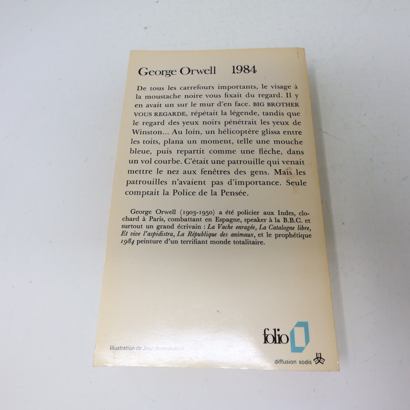 George Orwell 1984 Collection Folio 1977 Gallimard Français French PB Livre 70s
