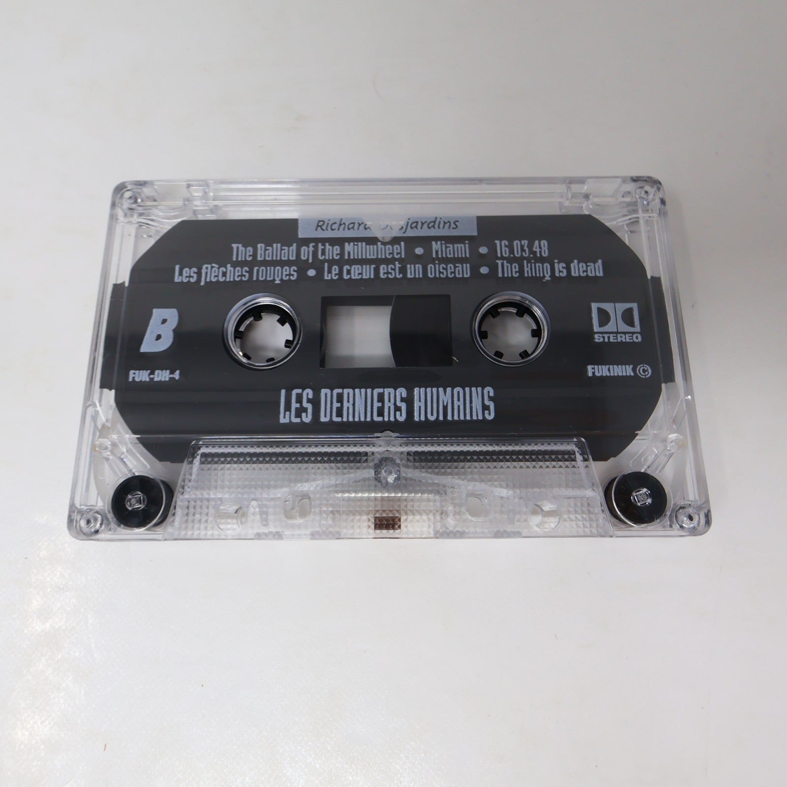 Richard Desjardins Lot 2 Cassettes Les Derniers Humains/Tu M'Aimes-Tu Québécois