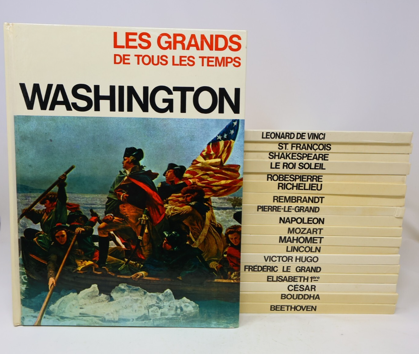 Les Grands de Tous les Temps Lot 19 Livres Français French Dargaud Histoire HC