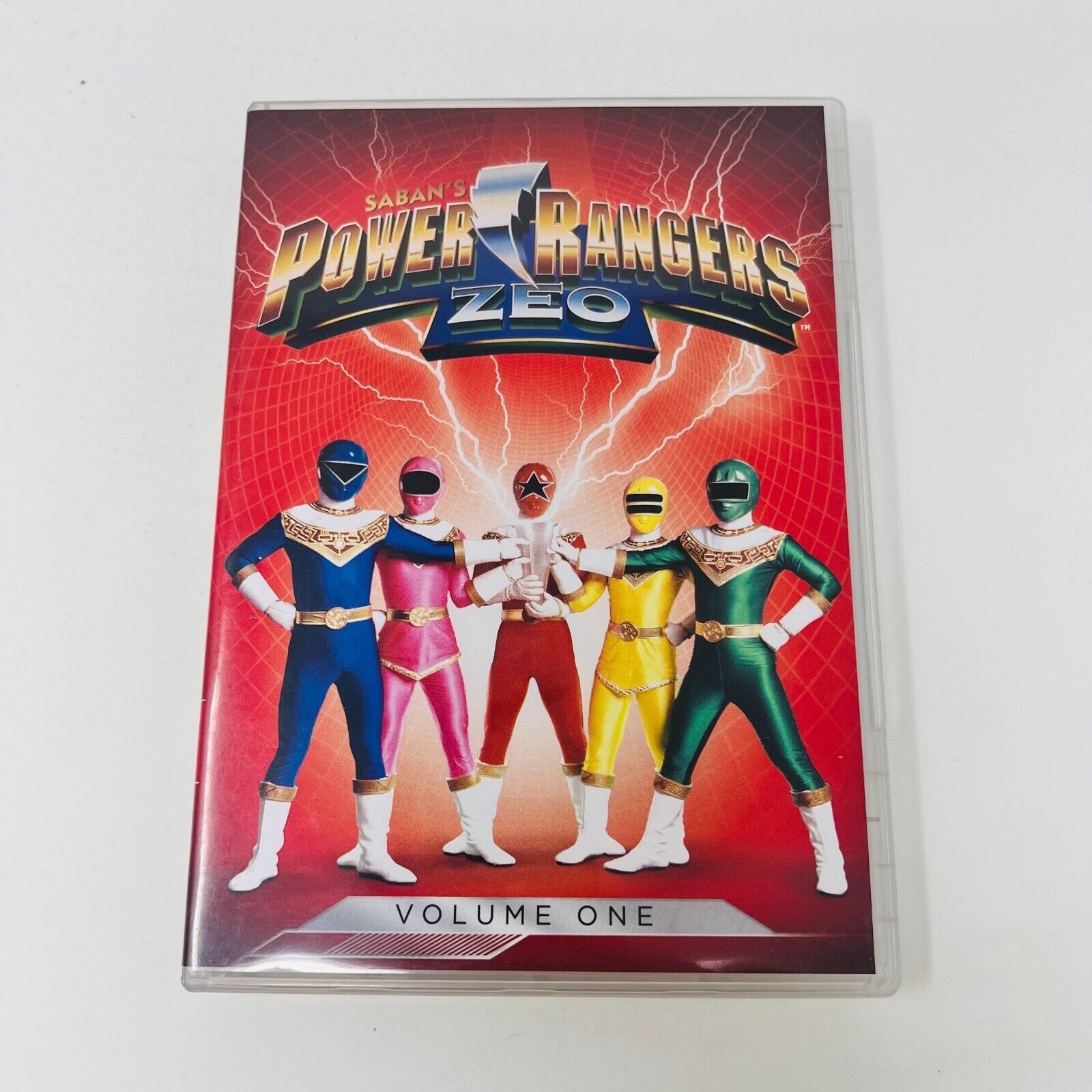 Power Rangers Zeo Vol. 1/Space Vol 1/Clash of the Red Rangers Movie Lot of 3 DVD