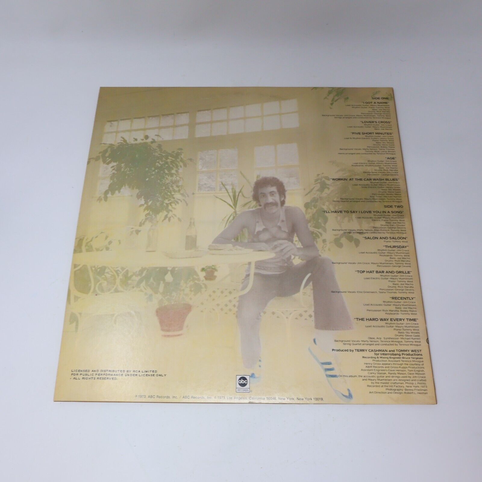 Jim Croce I Got A Name LP Record 1973 ABCX-797 Have To Say I Love You In a Song