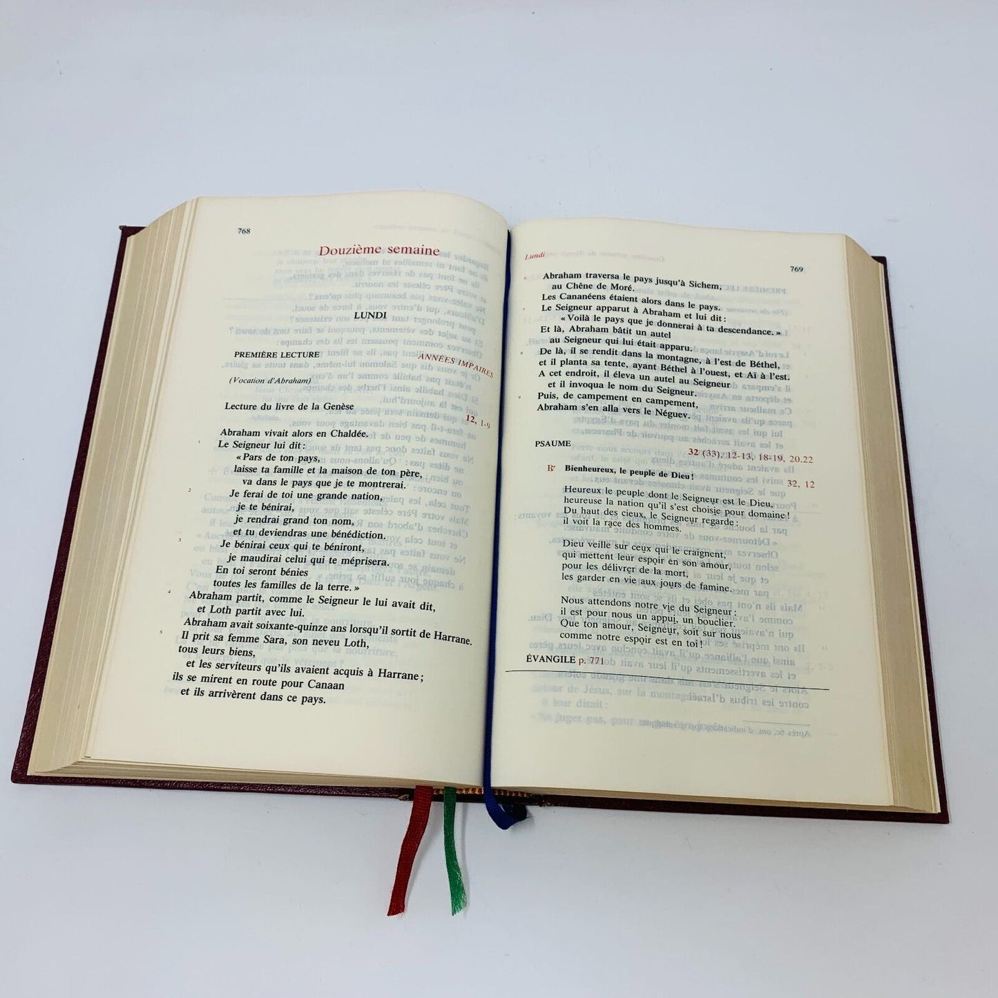 1993 Lectionnaire de Semaine Desclée Mame Français Temps Liturgiques Hardcover