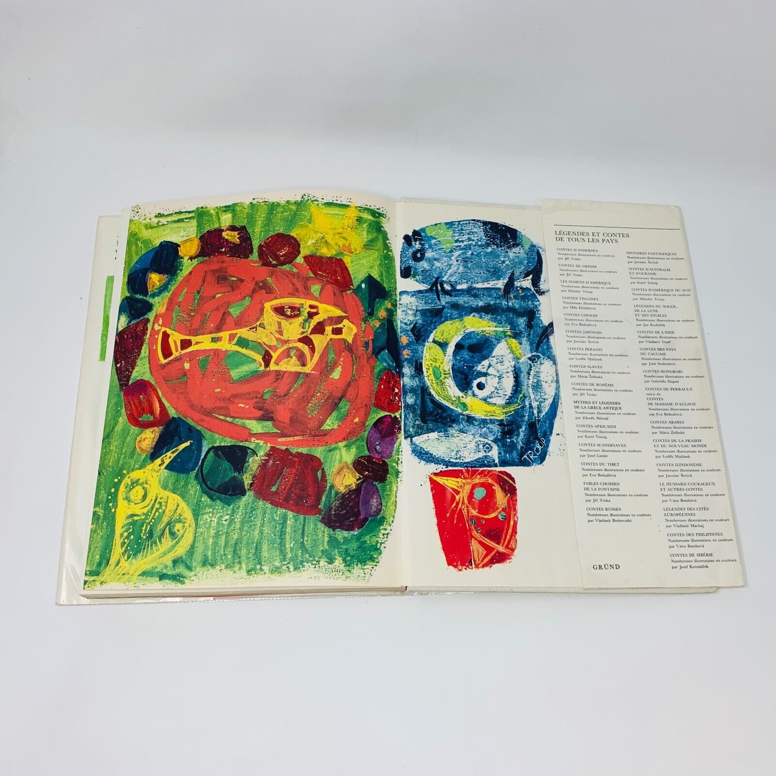1980 Légendes et Contes des Indiens d'Amérique Grund Vladimir Hulpach Illustré