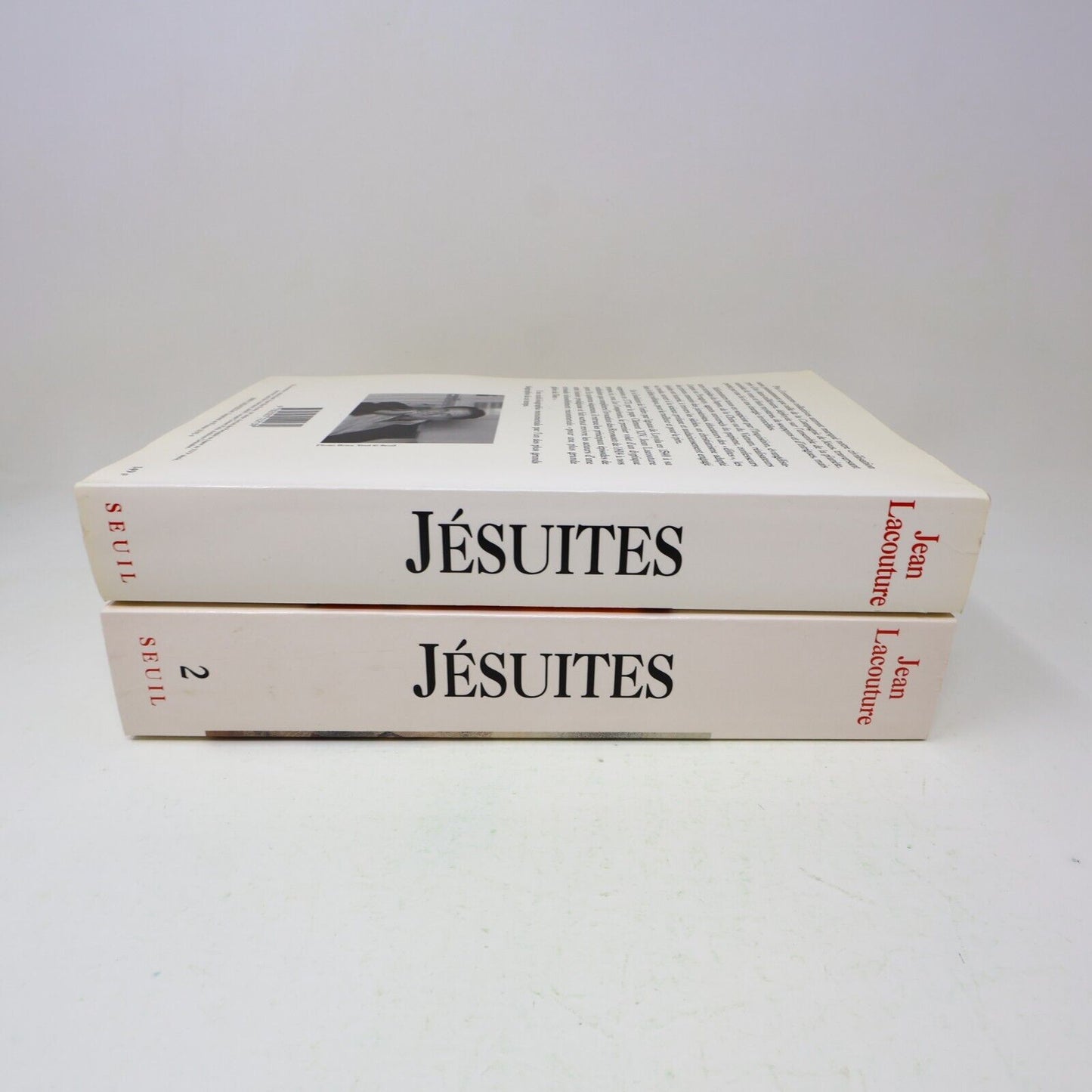 Jésuites #1-2 Spiritualité Religion Histoire Lot 2 Livres Jean Lacouture French