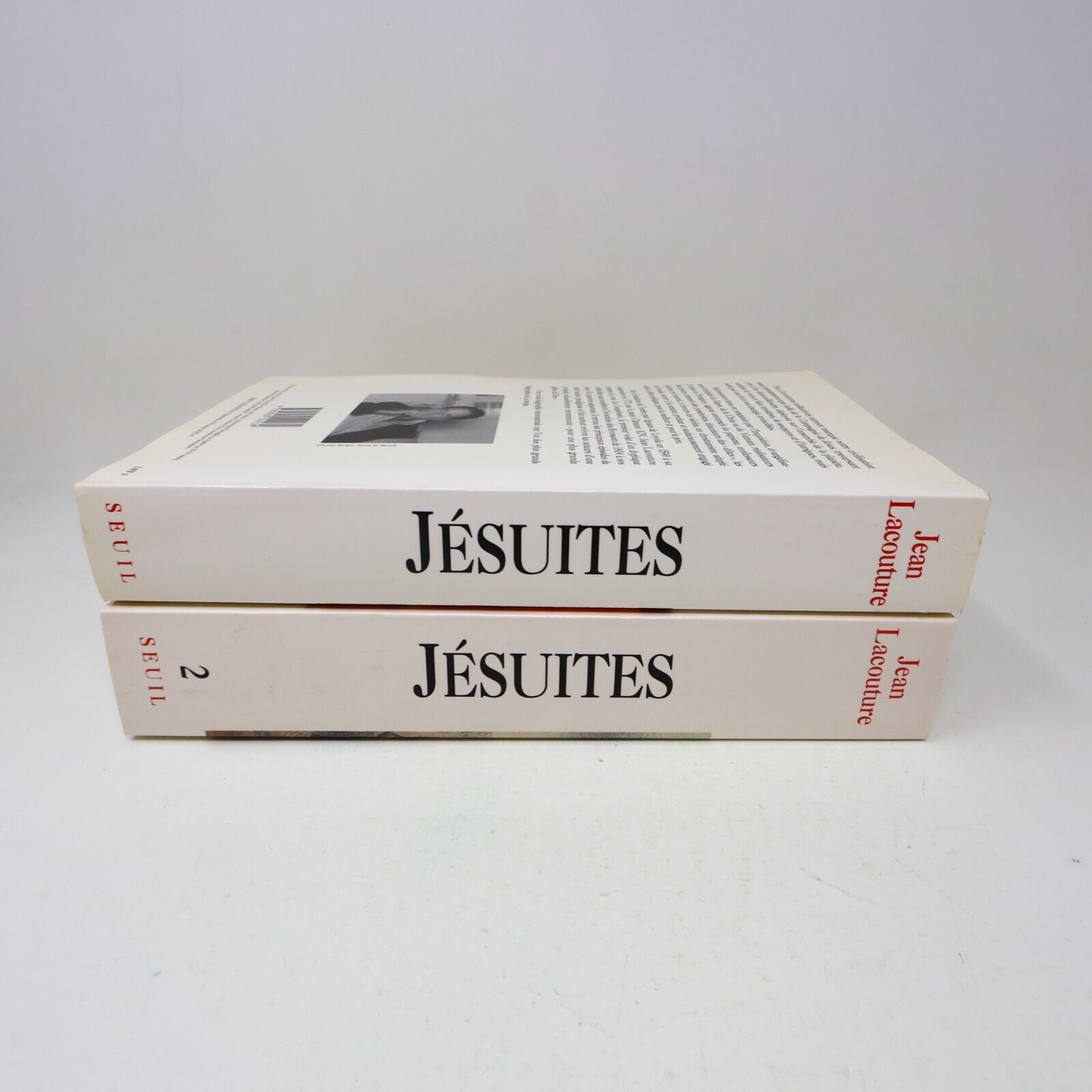Jésuites #1-2 Spiritualité Religion Histoire Lot 2 Livres Jean Lacouture French