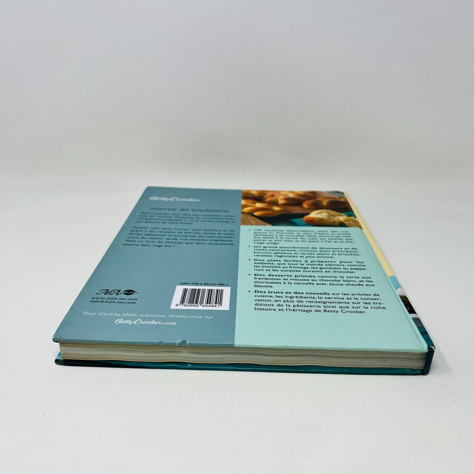 2008 Cuisiner avec Betty Crocker Livre de Recettes Cuisine Ada Français/French