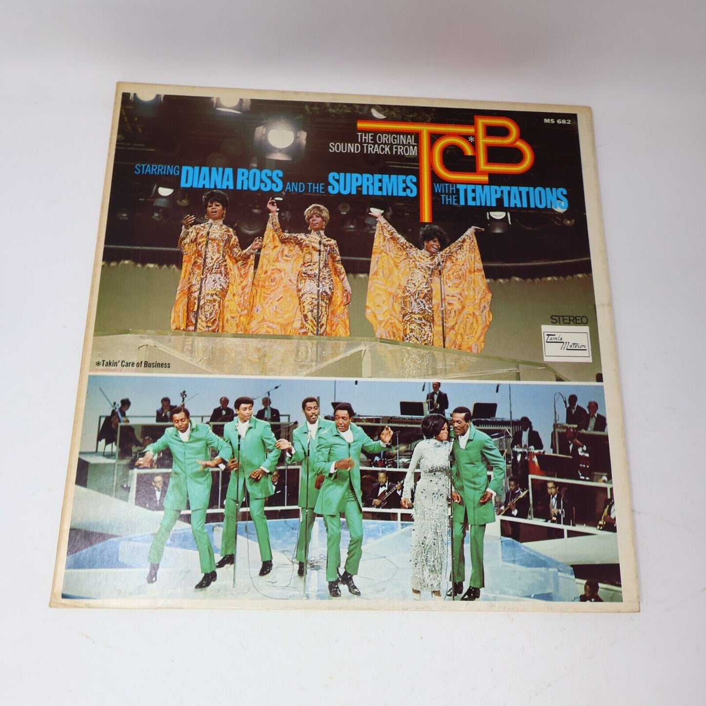 The Original Soundtrack From TCB Diana Ross Supremes Temptations LP Record 1968