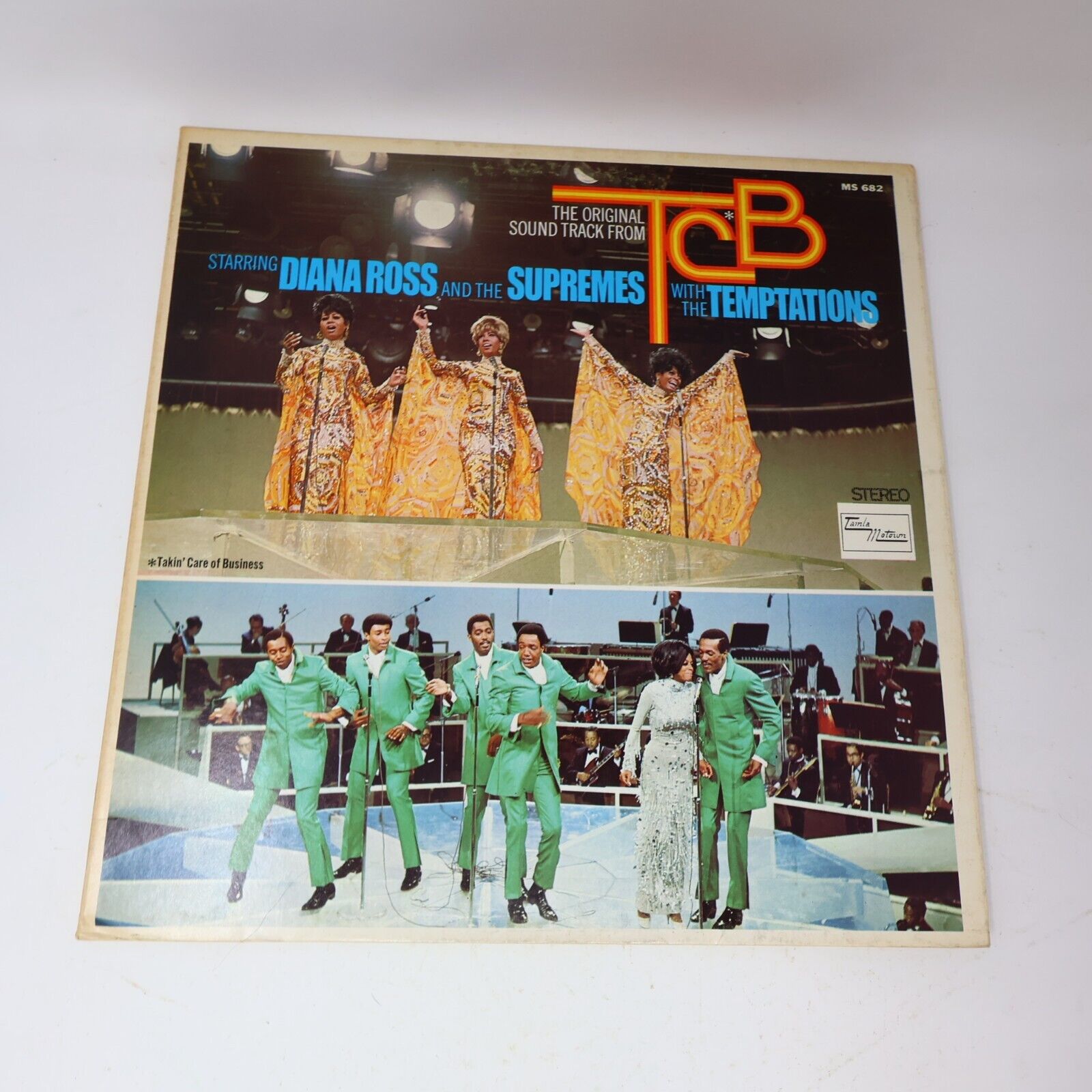 The Original Soundtrack From TCB Diana Ross Supremes Temptations LP Record 1968