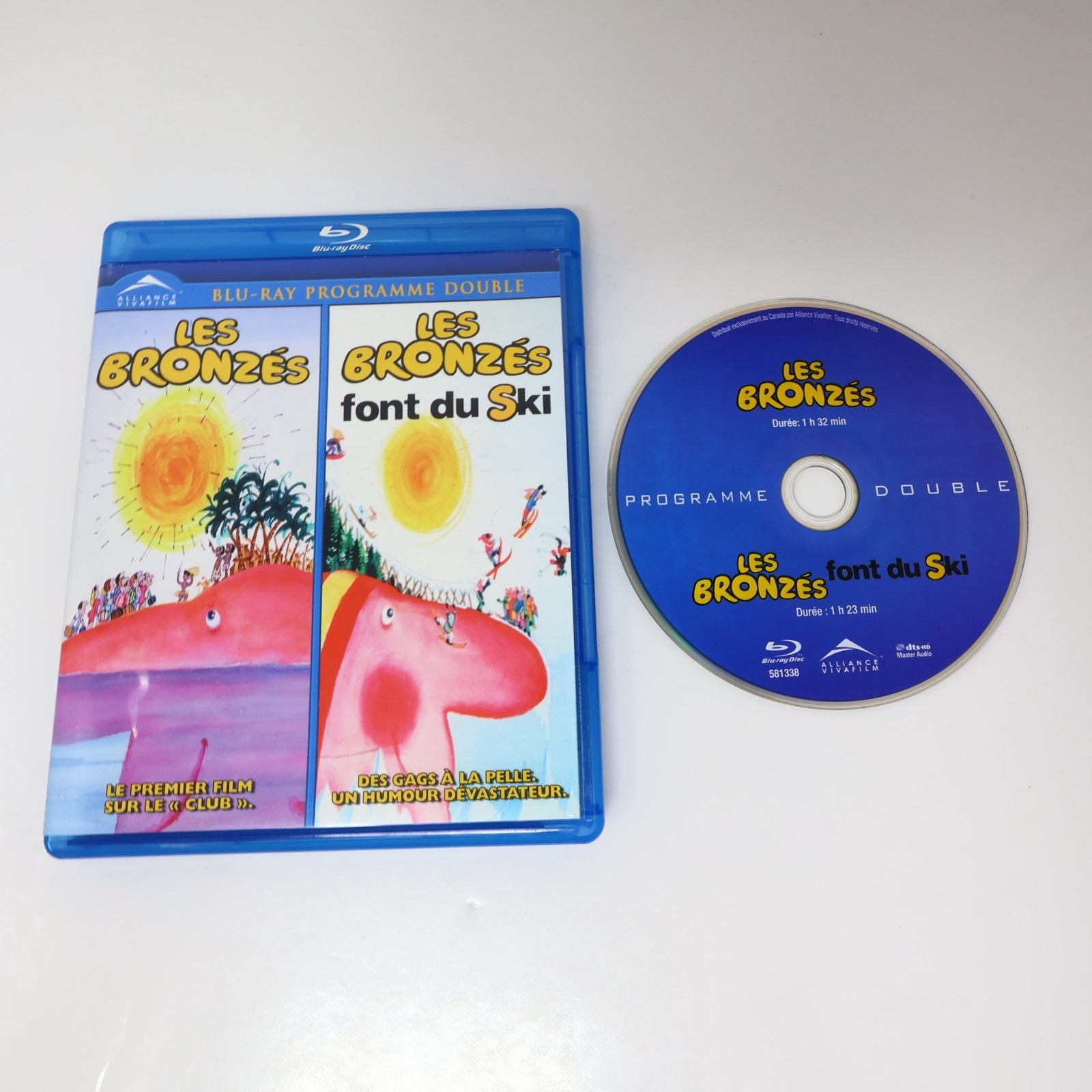 Les Bronzés #1-2 Font du Ski Blu-Ray Blanc/Balasko/Clavier/LHermitte Français