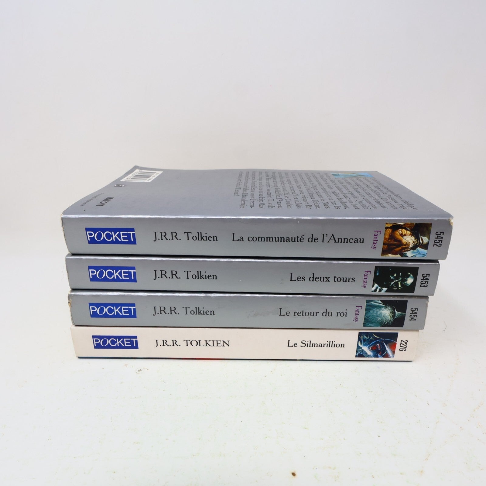 Le Seigneur des Anneaux #1-3 Série Complète Lot 4 Livres Tolkien Silmarillion PB