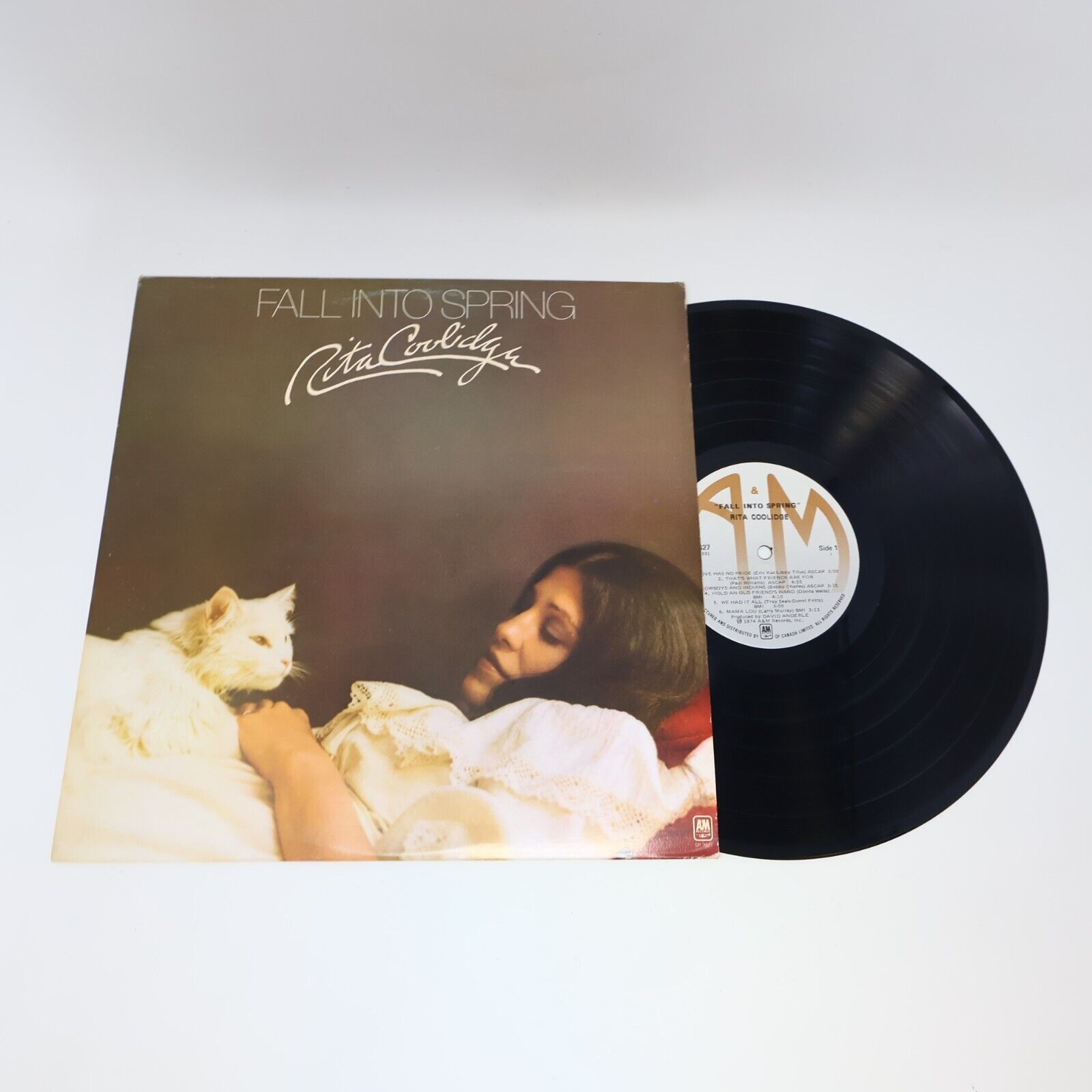 Rita Coolidge Fall Into Spring LP A&M Record 1974 SP 3627 Love Has No Pride 70s