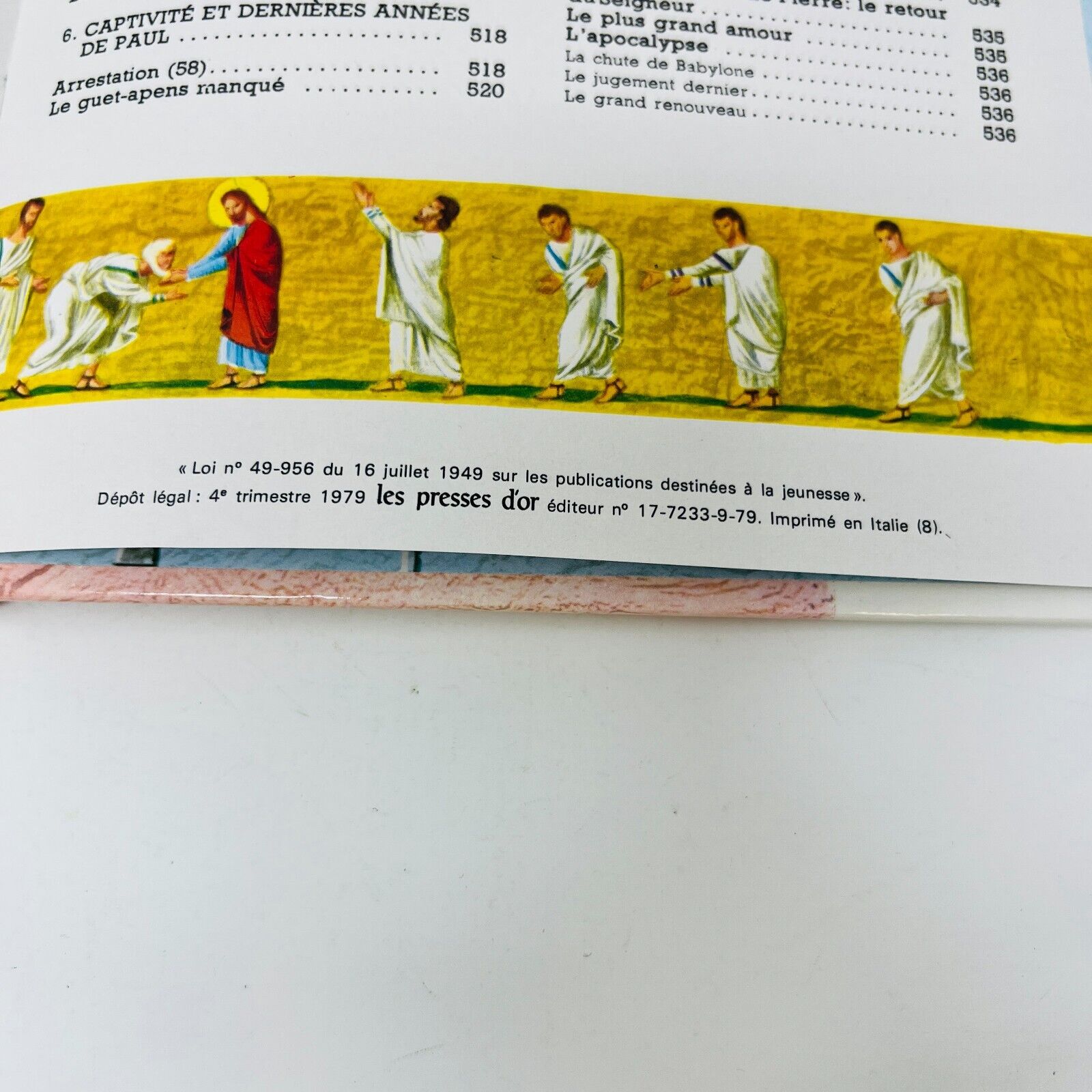 1963 Coffret L'Histoire Sainte pour Garçons et Filles #1-6 Complet Presses D'Or